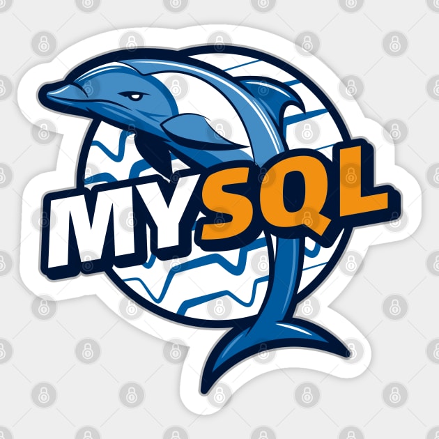 Cyber Security - Ethical Hacker - MySQL Sticker by Cyber Club Tees